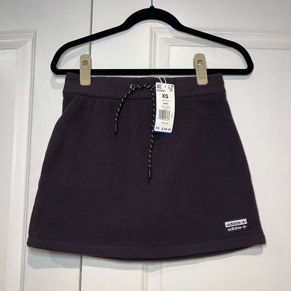 New w/ Tags: Adidas Felt Miniskirt - XS, Purple